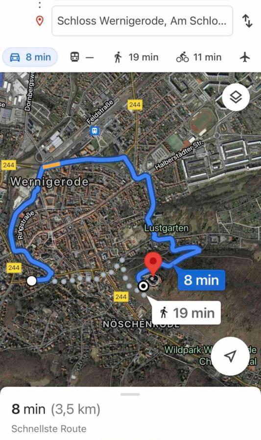 Fewo Schloesschen #Innenstadt#Garten#Ruhige Lage Von Harztraveler Wernigerode Luaran gambar